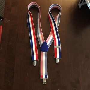 Kohl's Men's Red, White, and Blue Suspenders